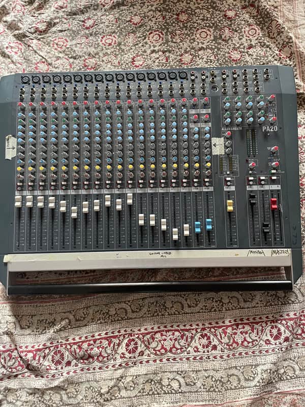 Allen & Heath PA20 Analog Mixing Desk image 1