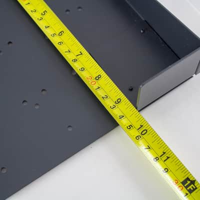 Extron RSB-129 1U Accessory Rack Shelf 9.5" Deep with 1/8th rack faceplate image 4