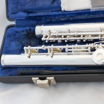 Gemeinhardt 3SB Intermediate Flute *All Solid Silver *B-foot *Open-hole *Cleaned & Serviced image 12