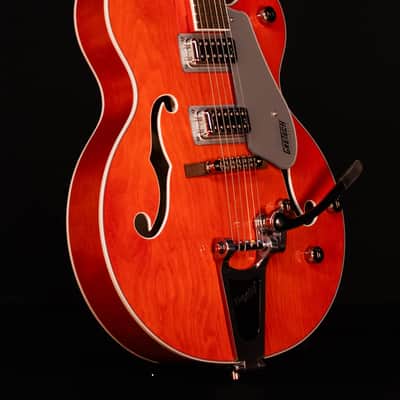 Gretsch G5420T Electromatic Hollow Body Single-Cut with Bigsby, Laurel FB, Orange Stain image 4