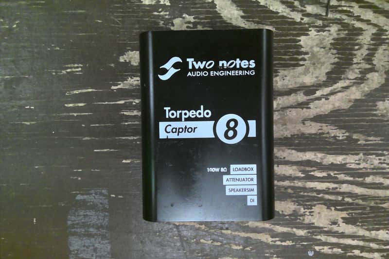 Two Notes Torpedo Captor Loadbox/Attenuator/DI - 8 Ohm 2010s - Black image 1