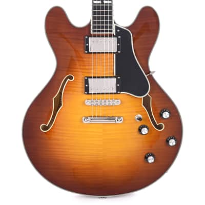 Eastman T486 Thinline Goldburst w/Seymour Duncan Humbuckers image 1