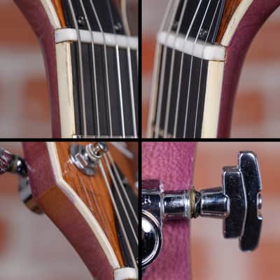 B.C. Rich USA Custom Shop Singlecut Transparent Purple 1991 w/Hard Shell Case (Refin) image 12