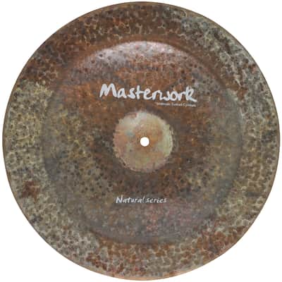 Masterwork Natural Series 5pcs 14" Hi-Hat - 16" - 18” Crash - 20" Ride - 18 China Cymbal Set image 2