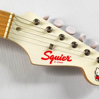 Squier Hello Kitty Stratocaster - White image 7