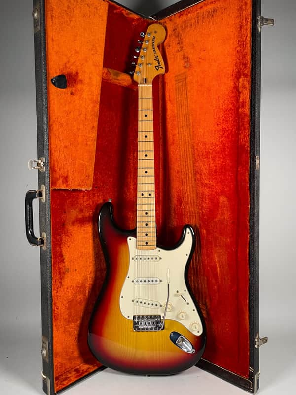 1972 Fender Stratocaster Sunburst Vintage Guitar w/OHSC image 1
