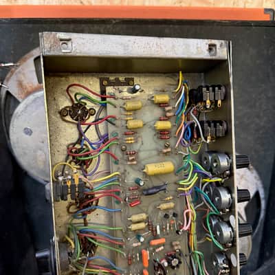 Vintage 1970s Carlsbro 60 TR Amp Tremolo Twin 2x12 Guitar Valve Amplifier Combo image 21