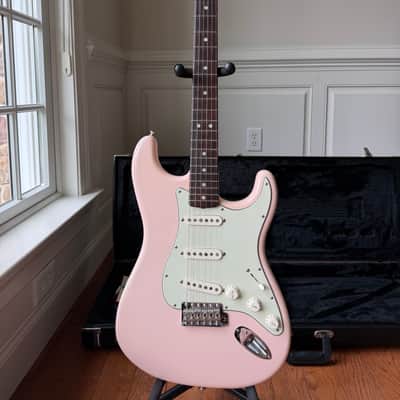 2021 Fender American Original 60s Stratocaster Rosewood - Shell Pink image 3
