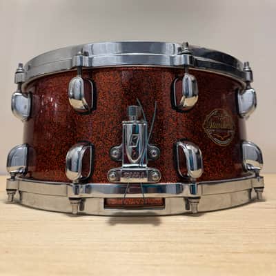 TAMA STARCLASSIC JAPAN (ORANGE SPARKLE) 14X6.5 SNARE DRUM starclassic image 7