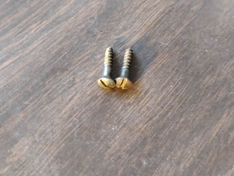 1950s Fender Broadcaster Nocaster Black guard tele original vintage control plate Screw set 1950-1952 ish 50 51 52 image 1