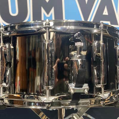 Dixon - 6.5x14" Greg Bissonette Signature Snare Drum, 2014 Black Nickel image 7