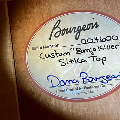 2008 Bourgeois Custom Banjo Killer Slope D image 17