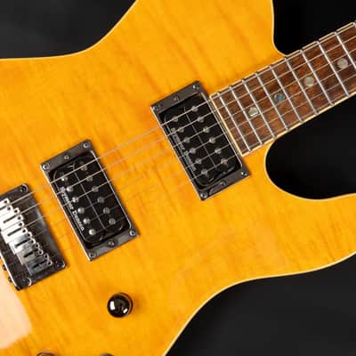 2023 Fender Special Edition Custom Telecaster FMT HH mit Indian Laurel Griffbrett - Amber | Set Neck Seymour Duncan Humbucker Coil-Tap Kluson Locking Tuner 2,41kg | Gigbag Bild 5