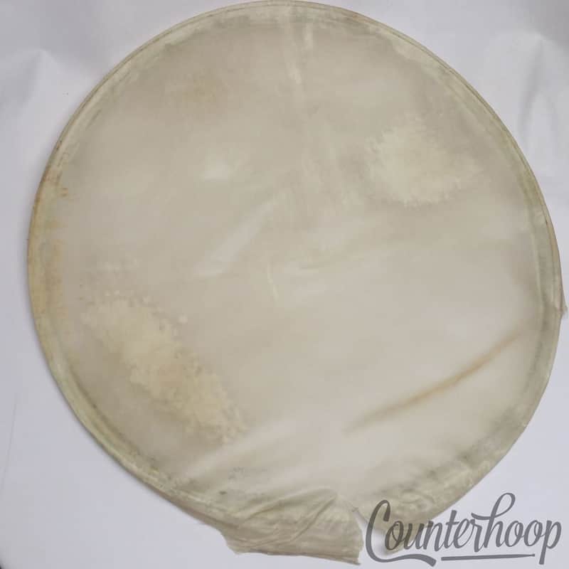 *Ludwig 26"/24"Timpani Calf Skin Bass Drum Head Retuck Amrawco Pro 30s Resonant image 1