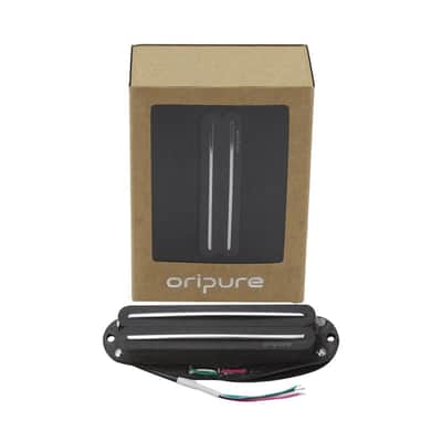 OriPure Hot Dual Rail Humbucker Alnico 5 ST Guitar Pickup Black Neck Pickup 6.2K image 1