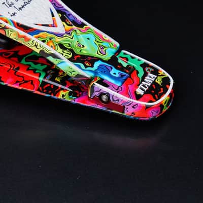 Tama HP900PWMPR 50th Limited Iron Cobra Power Glide Twin Pedal - Marble Psychedelic Rainbow Finish image 18