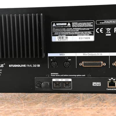 PreSonus StudioLive RML32AI 32-Channel Rackmount Mixer CG01E1D image 8