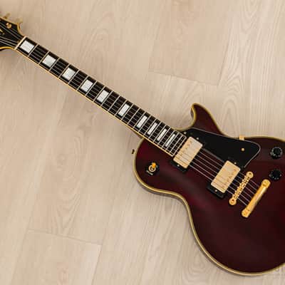 1981 Tokai Love Rock Custom LC100 Vintage Guitar Wine Red, 100% Original w/ Case image 11