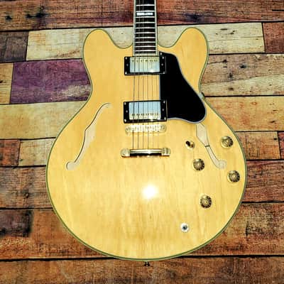 Epiphone Sheraton Korean 1989 Maple with BIG upgrades Semi Hollow Guitar image 1