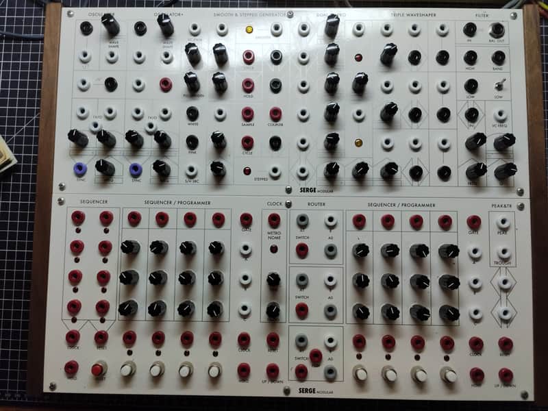 Random Source Serge Paperface 50 Modular Synthesizer (Helios + Tempo Di Roma) [USED] image 1