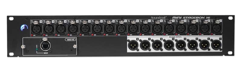 Soundcraft Mini Stagebox 16R 2U Rackmount MSB16R 16x8 Analogue 16-Input 8-Output image 1