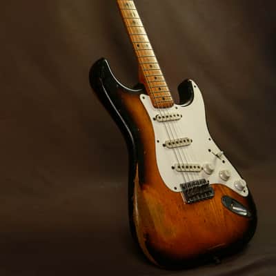 1954 Fender Stratocaster Early Serial #0071 Sunburst Electric Guitar Original image 12