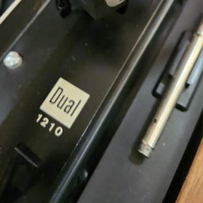 Dual 1210 Turntable w/ Noresco Plinth 1970s image 9