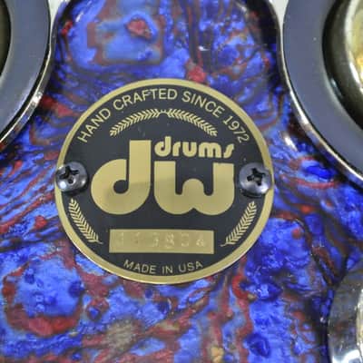 💥 DW USA 8" RACK TOM in BLUE NEBULA for YOUR DRUM SET or PROJECT! 💥 RM130 image 2