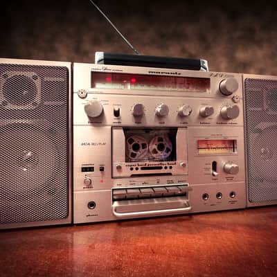 MARANTZ BOOMBOX 🌈MINT & RaRe🌈 Vintage Stereo Cassette Recorder image 4