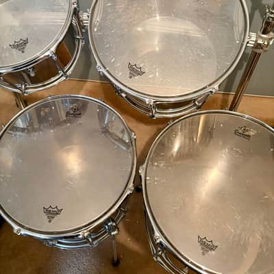 Dunnett Classic Drums 14 Piece Custom Stainless Steel Kit image 11