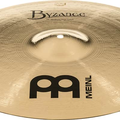 MEINL B19MTC-B Byzance Brilliant Medium Thin Crash 19 Zoll brilliant image 2