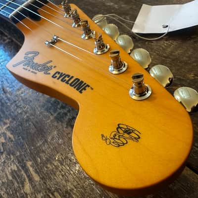 Fender Japan Limited Edition MIJ Cyclone Fiesta Red w/ Docs MIJ image 8