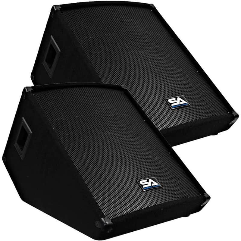 PAIR 15" Floor Monitors Stage/Studio ~ PA/DJ Speakers image 1