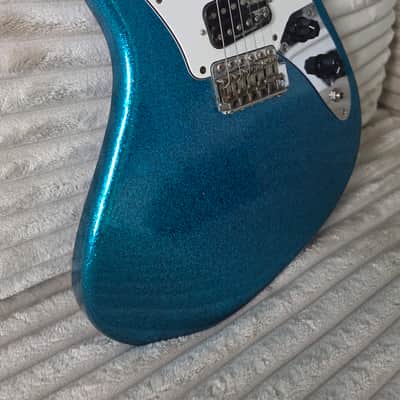 Squier Vista Super-Sonic 1996 - 1998 - Blue Sparkle image 3