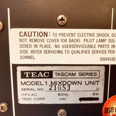 TEAC - Model 1 Vintage Tascam Series - 8 Track Summing Mixer - with Rack Ears - Japan image 12