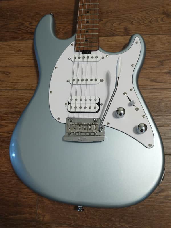 Sterling CT50-HSS Cutlass with Roasted Maple Fretboard - Firemist Silver image 1