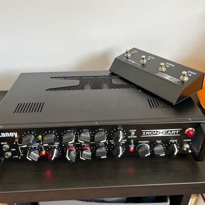 Laney Ironheart IRT-Studio 15 W Röhren Gitarrenverstärker+Footswitch 19'' Rack image 2