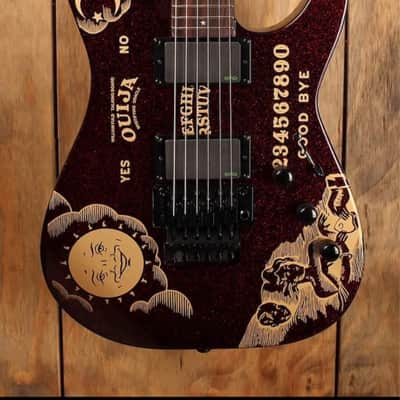 ESP LTD Kirk Hammett Ouija 2019 Red Sparkle image 1