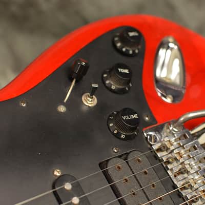 Kramer Pacer Deluxe HSS Vintage 1983 Floyd Rose Cherry Finish w Factory Hardshell Case We Ship FAST image 11