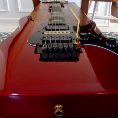 Fender   Heartfield Talon V 1991 Chrome Red MIJ FujiGen Factory Dimarzio Floyd Vinnie Moore Satchel image 24