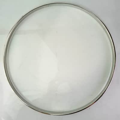 Leedy&Ludwig 16"Single-Flange Floor Tom Drum Batter Rim/Hoop Nickel-Brass NOB40s image 7