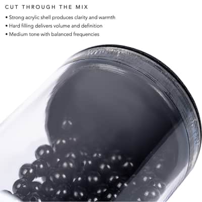 Meinl Percussion Crystal Shaker with Acrylic Shell, 2 Year Warranty, Loud/Black (SH26-L-L) image 3
