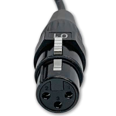 SAET-4MF-3 - 4 Channel, 3 Foot RJ45 Ethercon Cat5/Cat6 to XLR Female and Male Breakout Audio Snake Cable Bundle image 7