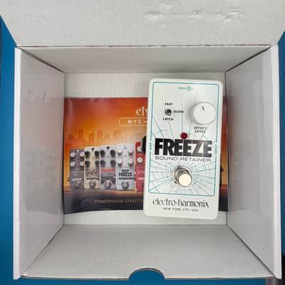 🥶 Electro-Harmonix Freeze Nano Sound Retainer Sustain Pedal 2010 - Present - Blue / Gray image 8