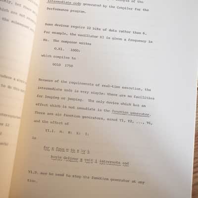 Rare - set of 2 reference books - EMS Vocom & Musys documentation by Peter Zinovieff & Peter Grogono image 7