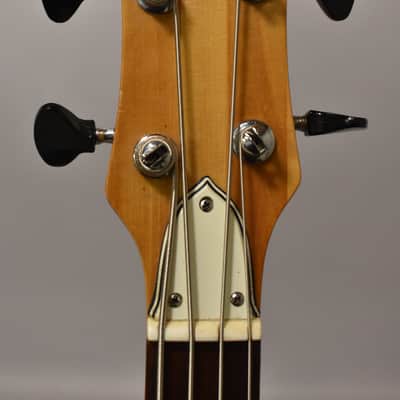 1970s Univox Hi-Flier Phase II Bass Metallic Blue Refin MIJ w/Gig Bag image 5
