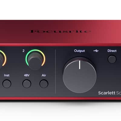 Focusrite Scarlett Solo 4th Gen Studio Recording USB Audio Interface+Software image 5