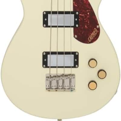 Gretsch Streamliner Jet Club Single-cut Electric Bass Guitar - Vintage White image 2