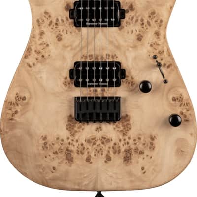 Charvel Pro-Mod DK24 Electric Guitar. HH HT E Mahogany with Poplar Burl, Ebony Fingerboard, Desert Sand image 1