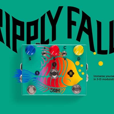 JAM Pedals Ripply Fall Chorus/Vibrato/Phaser Guitar Effect Pedal image 6